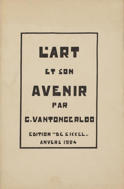 L'Art et son Avenir (kaft)