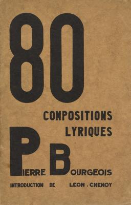 80 composition lyriques (80 lyrische composities; kaft)