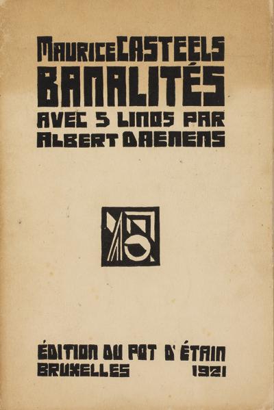 Banalités; avec 5 linos par Abert Daenens (kaft)